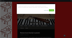 Desktop Screenshot of klavirjan.com