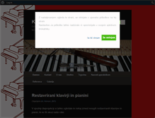 Tablet Screenshot of klavirjan.com